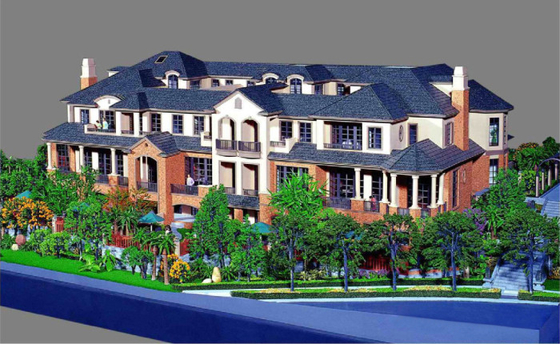 China Enige Villa Miniatuur Architecturale Modelmaker, Privé Woningbouwmodellen leverancier