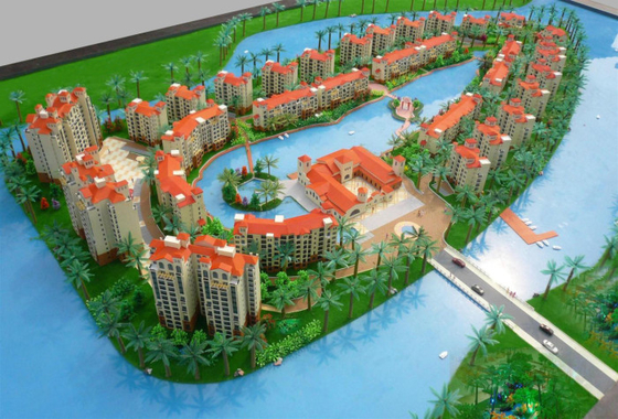 China Woon Miniatuur Architecturale Modelmaker, Villa 3D Mooi Architecturaal Model leverancier