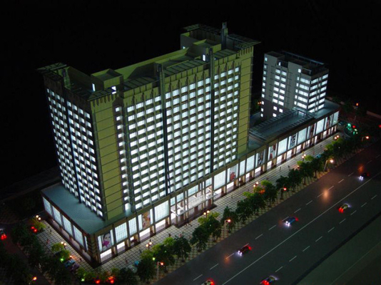 China Commerciële de Bouw Miniatuur Architecturale Modelmaker met Verlichtingssysteem leverancier