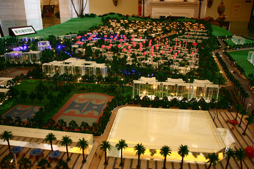 China Woon Architecturale Modelmaker 3D Mooi met Verlichtingssysteem leverancier