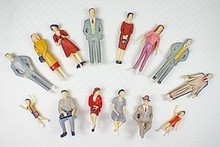 China schaal1:30 5.5cm Architecturale Schaal Modelmensen, HO-Trein/Spoorweg Geschilderde Cijfers leverancier