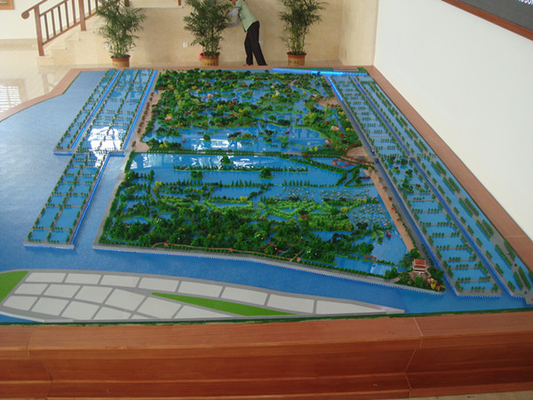 China De Architecturale Modellevering van Nice die voor het Projectlay-out van het Reispark wordt aangepast leverancier