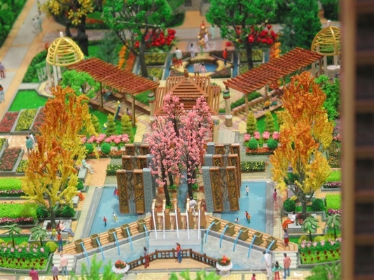 China Het Modellandschap van de verlichtingsschaal voor Real Estate die Miniatuurlay-out bouwen leverancier