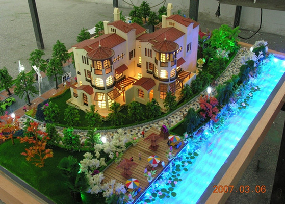 China Krachtige Architecturale Modelmaker voor Model van de de Villa het Miniatuurlay-out van de Verlichtingsluxe leverancier