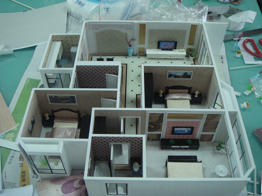China Gevoelige Miniatuur Architecturale Modellen voor de Bouw van Zaal van Huis de Binnenlandse Kinderen leverancier