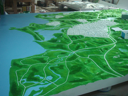 China De gevoelige Miniatuur Architecturale Modellen voor Zand dienen Miniatuurlay-out in leverancier
