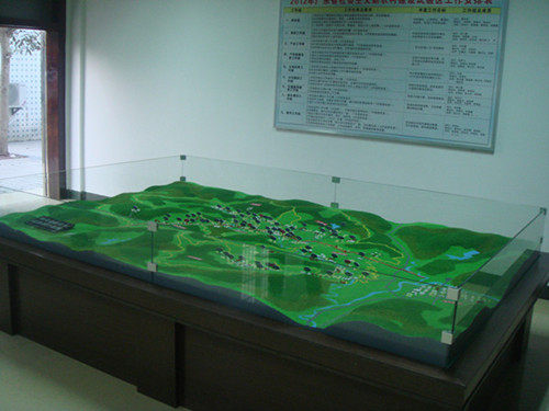 China Van het de Modellenzand van douanenice het Miniatuur Architecturale van het de Lijstland Model van de het Landschapslay-out leverancier