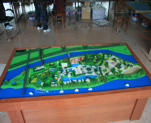 China De Miniatuur Architecturale Modellen van Nice voor het Land van de Zandlijst Planningslay-out leverancier
