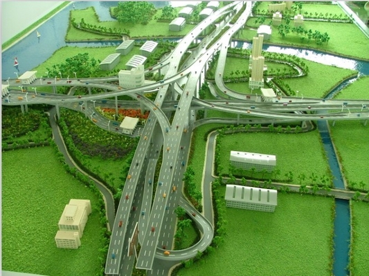 China Van de het landschapslay-out van de stadsweg van de schaalmodellen het model architecturale Project van de de leveringsoverheid leverancier