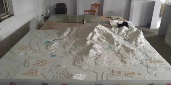 China Van de Lay-out Miniatuur Architecturale Modellen van het landterrein Model Militaire het Terreinmodellen leverancier