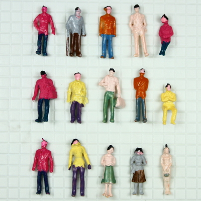 China Modelmensen die van de 1:100 de Architecturale Schaal Mannelijke Figuur 1.8cm/materialen voor het modellandschap trekken leverancier