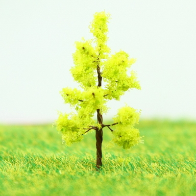 China R3210 Trein Track lay-outs miniatuur Model bomen Avenue Chartreuse metaaldraad boom 3.2 cm leverancier