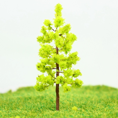 China R6524 Trein Track indeling miniatuur Model metalen draad schaal bomen Street Kelly Green 6,5 cm leverancier