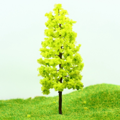 China R11040 N Gauge trein lay-out miniatuur Model bomen langs de weg groene draad Palm Tree 11 cm leverancier