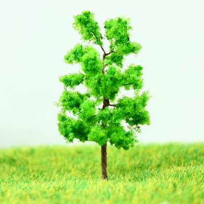 China G4316 HO Railroad lay-out miniatuur Model bomen langs de weg groene draad Palm Tree 4,3 cm leverancier