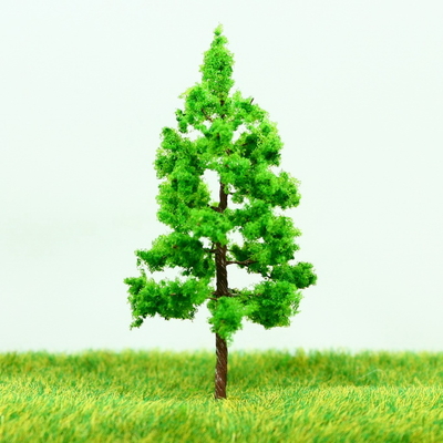 China G6524 HO Railroad lay-out miniatuur Model bomen langs de weg groene draad Palm Tree 6,5 cm leverancier