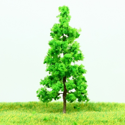 China G7027 HO Railroad lay-out miniatuur Model bomen langs de weg groene draad Palm Tree 7 cm leverancier