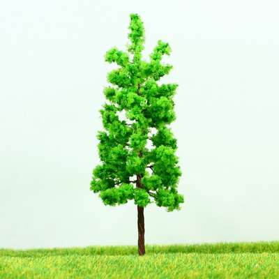 China G9035 HO Railroad lay-out miniatuur Model bomen langs de weg groene draad Palm Tree 9 cm leverancier