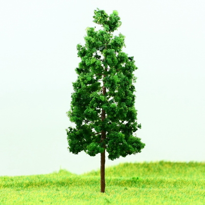 China D11040 Trein lay-out miniatuur Model bomen Avenue diepgroene metaaldraad boom 11 cm leverancier