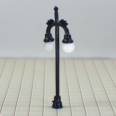 China OEM n schaal trein lay-out verlichting Street Model Lamp Post 7 cm leverancier