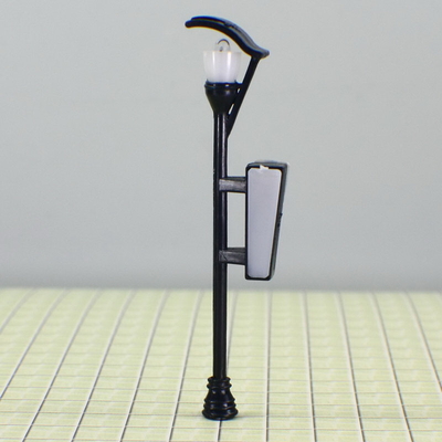China Trein Track lay-outs lichtgevende Street Model lantaarnpaal 7,5 cm leverancier