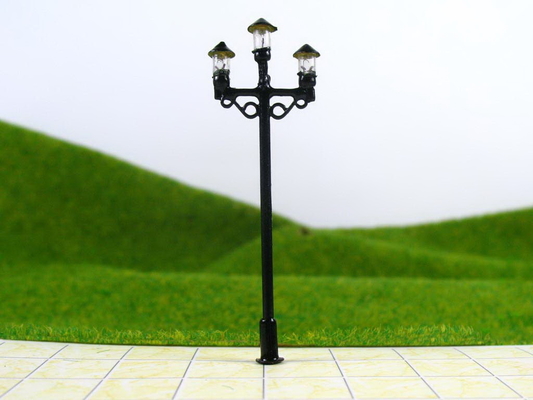China OEM 6V lichtgevende Street Model lantaarnpaal 6,5 cm voor trein lay-out leverancier