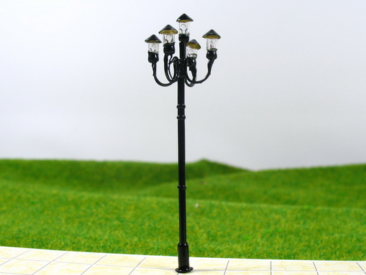 China T52 6V 7cm het Lichtgevende Miniatuur Postlicht van de Straat Modellamp voor Treinlay-out leverancier