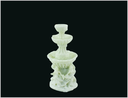 China MD03 PE kunststof wit Sculpture 3D schaal Model 2 * 4 cm tuin lente leverancier