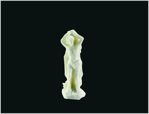 China MD12 1 * 3.5 cm Jade wit bureaublad sculptuur 3D schaal Model sterke Man leverancier