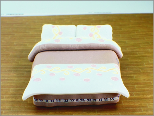 China CH1010 1: 20/1: 25/1: 30/1: 50 / 1:75 / standaardschaalinstellingen aangepaste architectonisch Model meubilair keramische Bed leverancier