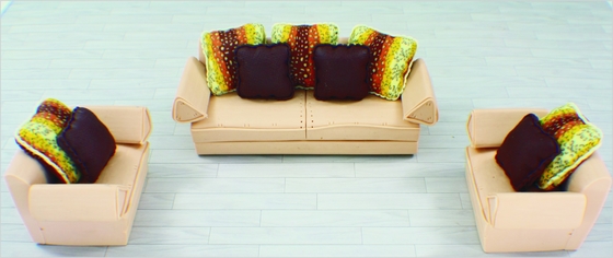 China SF102A 1: 20/1: 25/1: 30/1: 50 / 1:75 / standaardschaalinstellingen aangepaste architectonisch Model meubilair Sofa leverancier