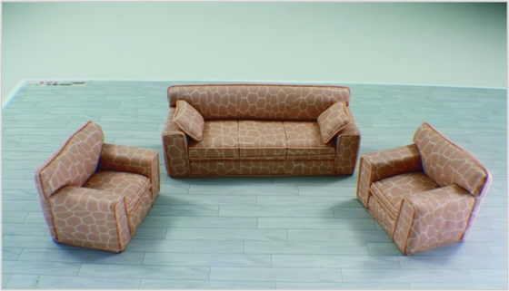 China SF103 1: 20/1: 25/1: 30/1: 50 / 1:75 / standaardschaalinstellingen aangepaste architectonisch Model meubilair Sofa leverancier