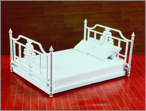 China Architectonische huizen 3D Model meubels antieke Hof kunst Double Bed 1: 20/1: 25/1: 30 leverancier