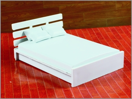 China OEM architectonische huizen 3D Model meubilair Unie moderne Double Bed 1: 20/1: 25/1: 30 leverancier