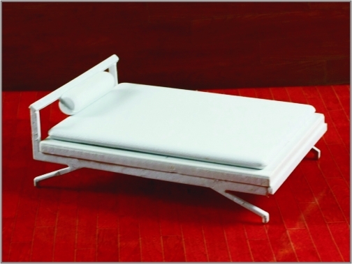 China Aangepaste architecturale huis Model meubilair Maoen Modern Double Bed 1: 20/1: 25/1: 30 leverancier