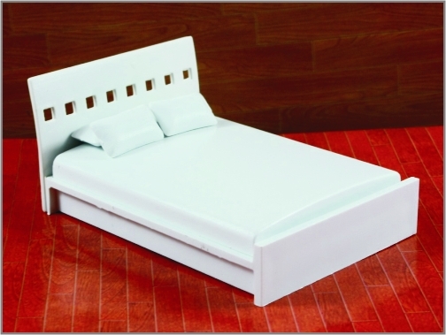 China 1:20 /1: 25/1: 30 het architecturale Tweepersoonsbed van MeiHui van het Huis Modelmeubilair Moderne leverancier