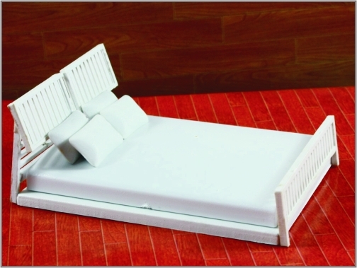 China 1:20 /1: 25/1: 30 het moderne Architecturale Modelbed van Doube van Meubilairblokken leverancier