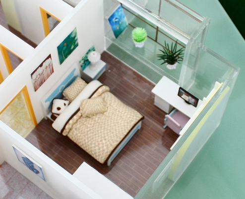 China Miniatuur architecturale modellen gebouw huis interieur kinderkamer leverancier