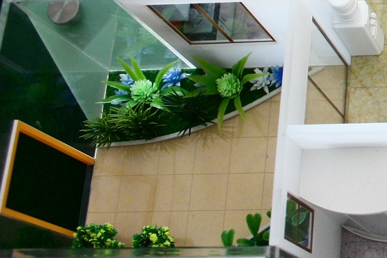 China OEM miniatuur architecturale modellen gebouw huis interieur tuin leverancier