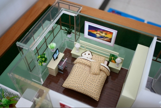 China Miniatuur architectonische schaal modellen gebouw huis Main slaapkamer leverancier