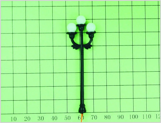 China T10 6V Billboard Street kunststof schaal Model Lamp posten voor trein lay-out 7 cm leverancier