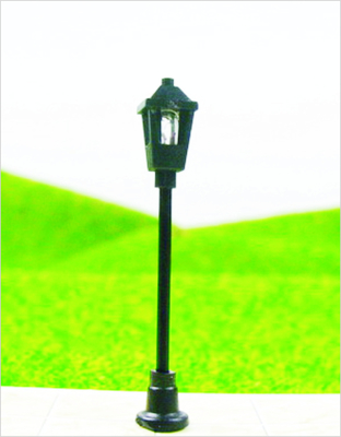 China T1 Aangepaste 6V Single-hoofd straat Lights kunststof Model Lamp Post voor Railroad lay-outs 4.5 cm leverancier