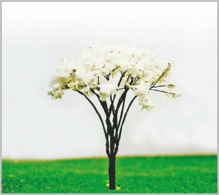 China HO douane Met de hand gemaakte Gele Miniatuur Modelbomen voor modellandschap leverancier