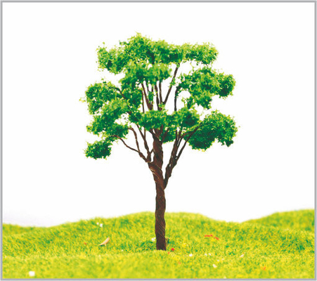 China 8cm Met de hand gemaakte de Lay-out Miniatuur Modelbomen van de Metaalspoorweg leverancier