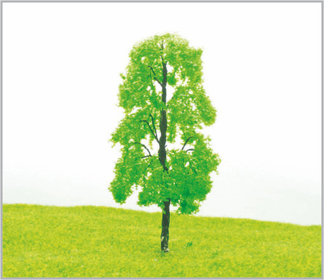 China 12cm HO Miniatuur Modelbomen van het Douane de Gele Metaal leverancier