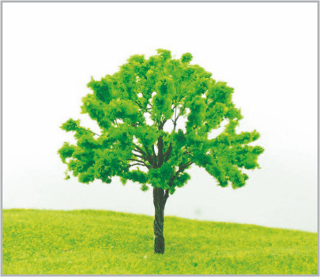 China 9cm Miniatuur Modelbomen van het Douane de Gele Architecturale Ijzer leverancier