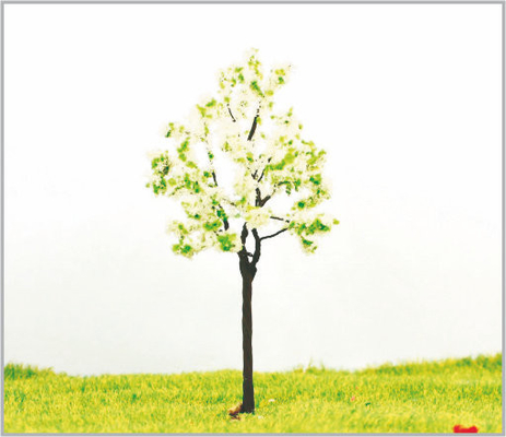 China 9cm, 11cm Met de hand gemaakte Douane Miniatuur Modelbomen voor Stad Planningslay-out leverancier
