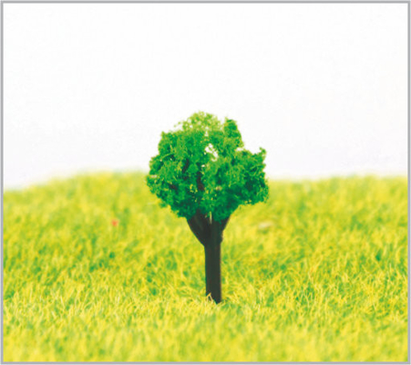 China 1.8cm HO Plastic Architecturale Miniatuur Modelbomen in gemaakte hand - leverancier