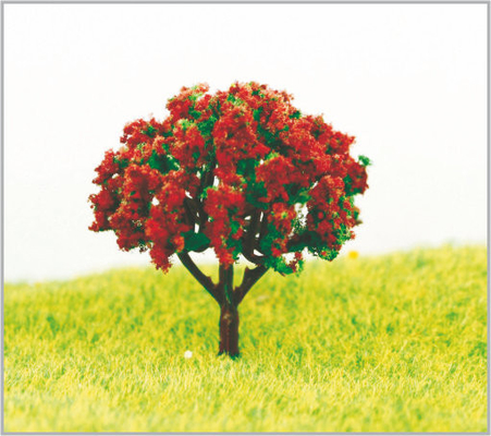 China S39 4.5cm Purpere Met de hand gemaakte Plastic Violette Miniatuur Modelbomen leverancier