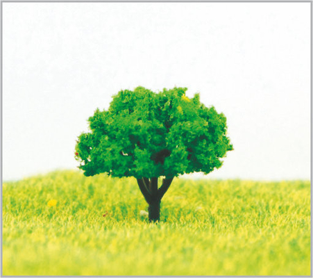 China 3.5cm Groene Douane Architecturale Plastic Miniatuur Modelbomen in gemaakte Hand - leverancier